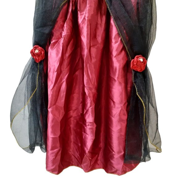 Halloween Costume Girls Scary Dark Vampire Cosplay Witch with Choker Fantasy 5 - Picture 4 of 5